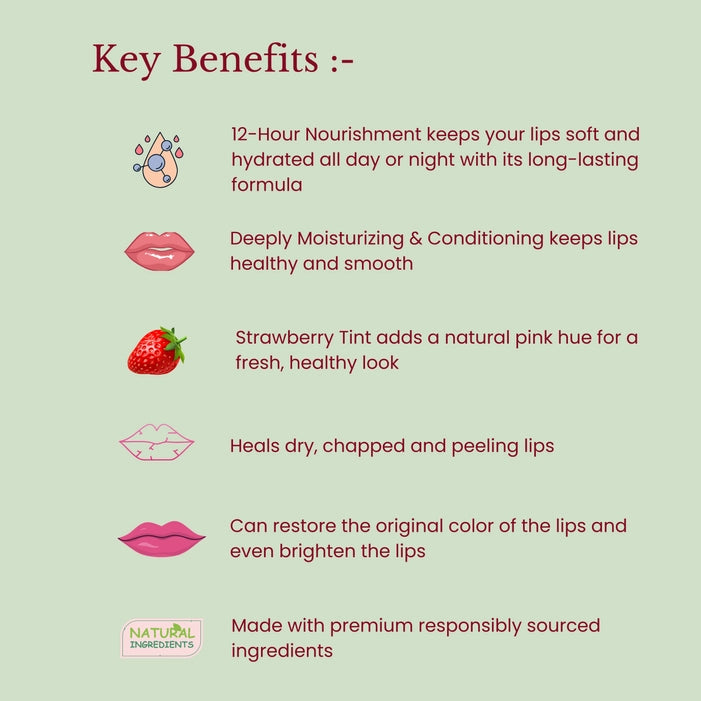 Strawberry Lip Balm ( 4.2ml )