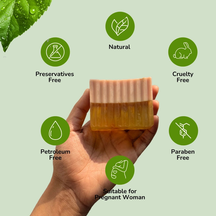 Kesar Oatmilk Soap ( 125gm )