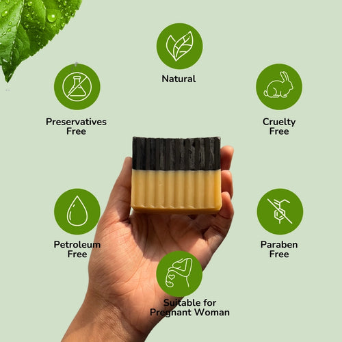 Charcoal Multani mitti Soap ( 125gm )